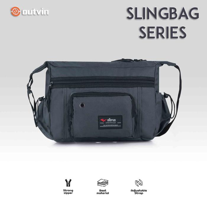 Gambar Tas Selempang Pria Besar Sling bag Tas Kerja Cowok Tas Salempang Pria - Abu-abu dari TQSTORE9 undefined Tokopedia