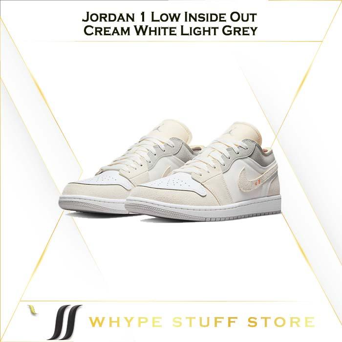 jordan 1 inside out cream white light greys