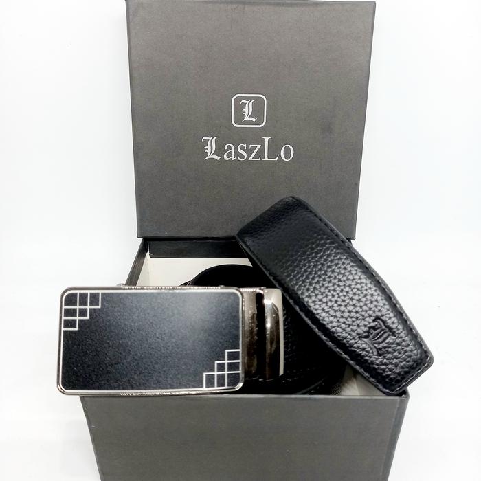 Gambar ikat pinggang/gesper laszlo belt BP 911 premium material with box - black jeruk dari Fiorenza Bags undefined Tokopedia