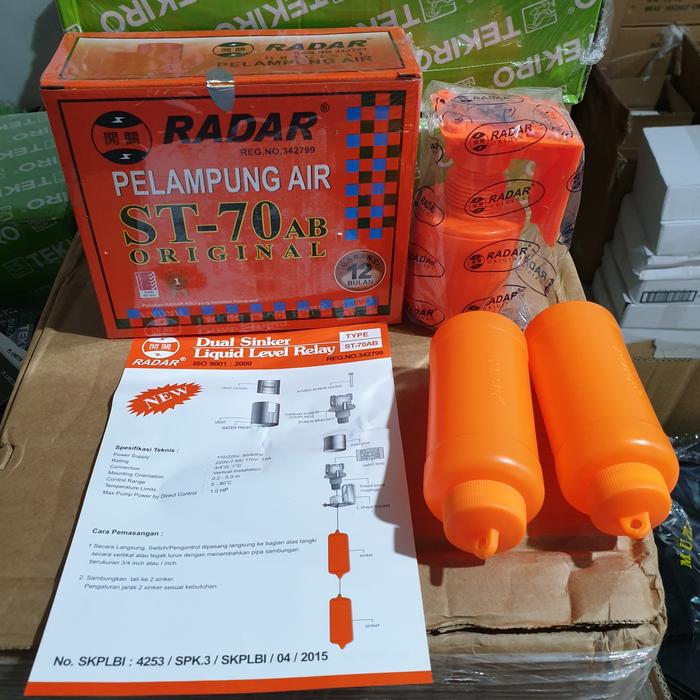 Gambar RADAR OTOMATIS TOREN PELAMPUNG TOREN RADAR AIROTOMATIS RADAR ST 70AB - Orange dari Karya pratama abadi undefined Tokopedia