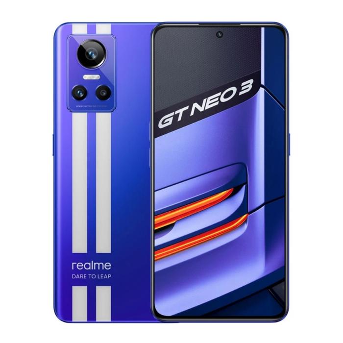 Gambar REALME GT Neo 3 80W 8+256GB | Dimensity 8100 5G Processor | 80 Watt - Biru dari Zian Cellular undefined Tokopedia