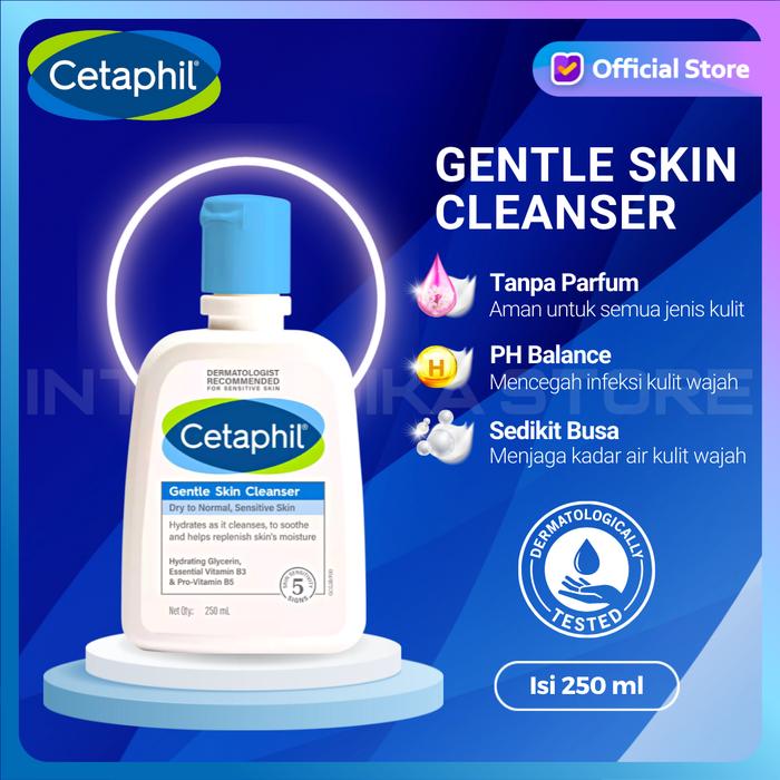 Gambar CETAPHIL - Gentle Skin Cleanser | Sabun Cuci Muka | Sabun Cetaphil - 250 ml dari INTI MEDIKA STORE undefined Tokopedia