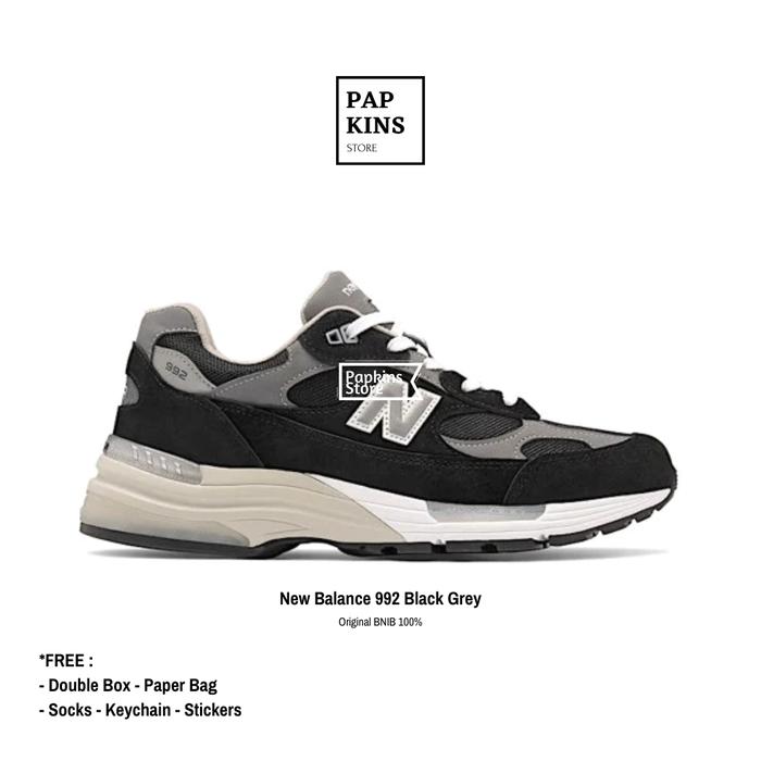 Promo sepatu new balance original 100% - new balance M992BK 