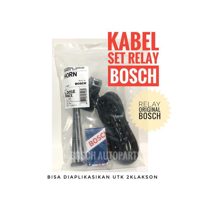 Gambar Klakson Keong Set BOSCH Phantom Black (isi 2klakson) 12v Asli Original - Relay Set dari Perdana Autoparts undefined Tokopedia