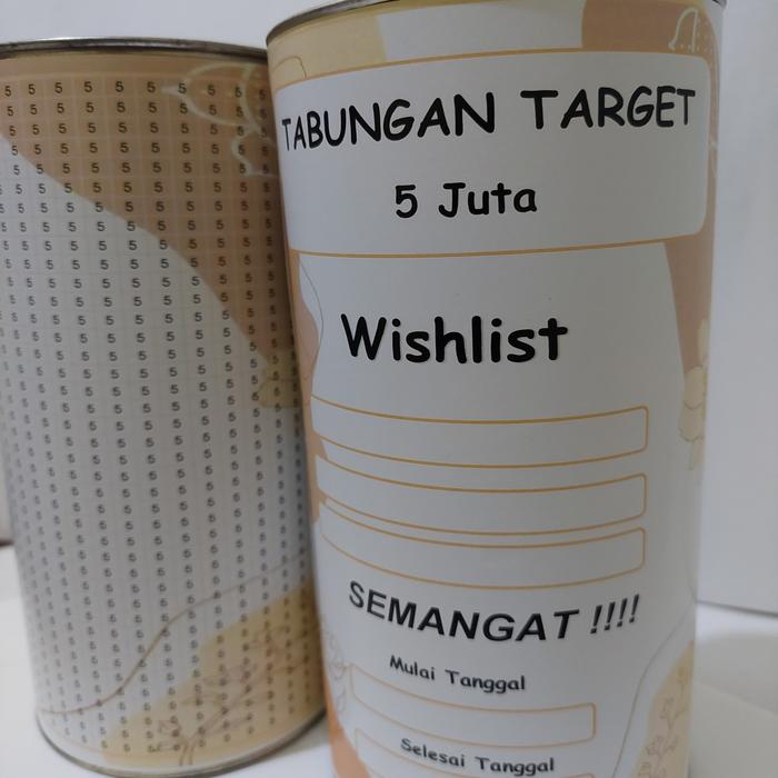Gambar Celengan Target 5 juta 5k buka tutup jumbo tabungan besar - 5jt coklt, buka tutup dari Kunciselamat undefined Tokopedia