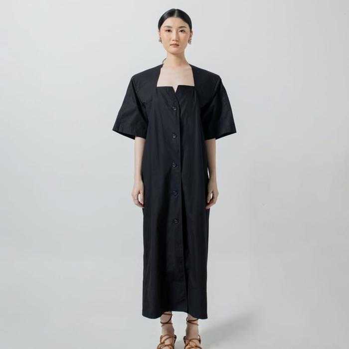 Gambar DAPHNIE DRESS BLACK - black, All Size dari CIEL OFFICIAL undefined Tokopedia