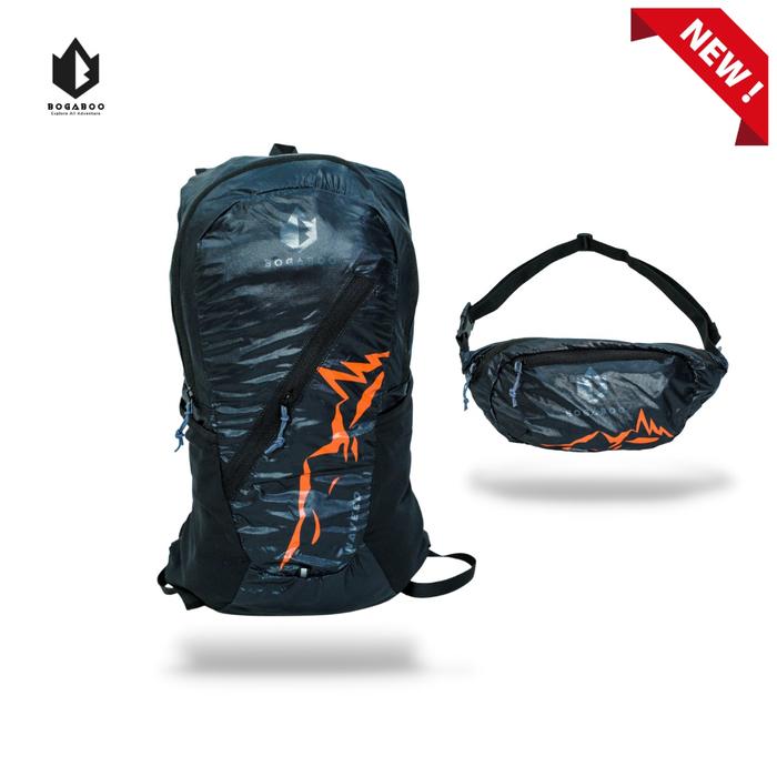 Gambar Tas Lipat 3 in 1 bogaboo ultralight seri NAVEED waterproof - TAS - Hitam dari Aycamp undefined Tokopedia