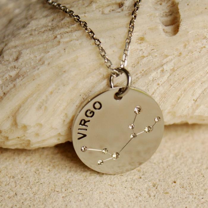 Gambar Kalung Titanium Zodiac, Rasi Bintang, Anti Karat - virgo dari Nats Living undefined 5 Tokopedia
