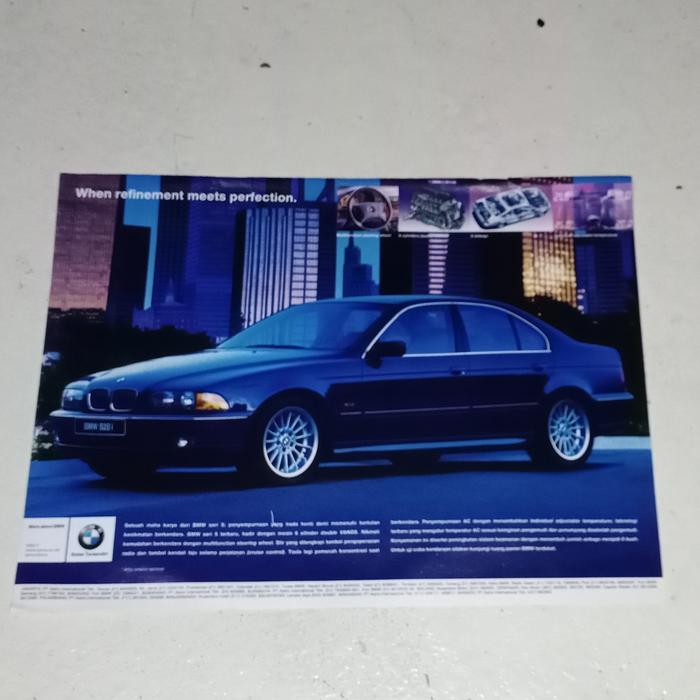 Gambar Iklan Cetak Jadul BMW 528i - Putih dari Kawan DuniaMayaShop undefined Tokopedia