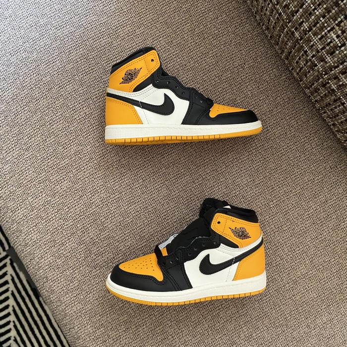Jual Air Jordan High Yellow Toe Preschool PS Kota