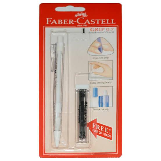Gambar Faber Castell Mechanical Pencil Grip 0.7 + Refil / Pensil Mekanik - Putih dari Akena Party undefined Tokopedia