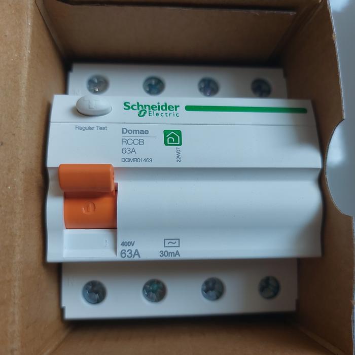 Jual RCCB 4P 63A SCHNEIDER ELCB 4P 63A 30MA SCHNEIDER DOMR01463 - Kota ...