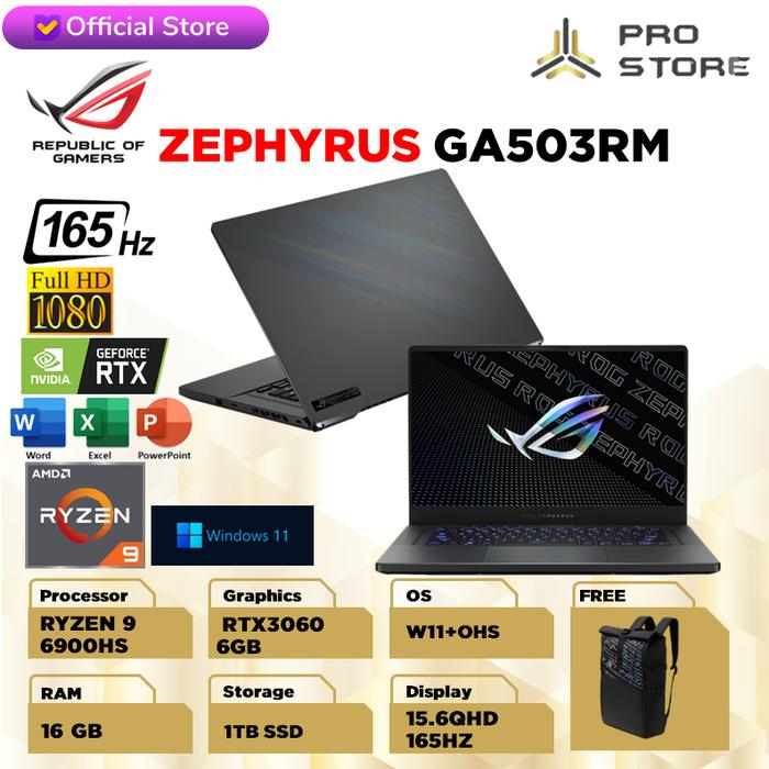 Promo ASUS ROG ZEPHYRUS G15 R936G6GO RYZEN 6900HS 16GB 1TBSSD