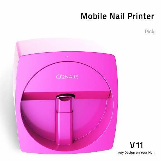 Gambar Mobile Nail Printer V11 - Pink dari O2Nails Indonesia undefined Tokopedia