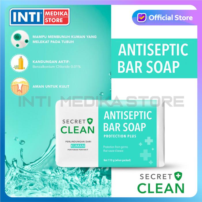Gambar SECRET CLEAN - Sabun Batang Antiseptik 110 gr | Antiseptic Bar Soap dari INTI MEDIKA STORE undefined Tokopedia
