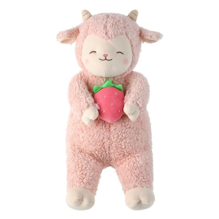 Gambar Boneka Domba MINISO Lucu - Lazy sheep plush toy - pink dari jastipsripilan undefined Tokopedia
