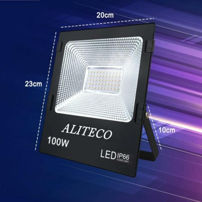 Gambar Lampu sorot led 100 watt 100 w 100watt led floodlight tembak 100w - Aliteco PUTIH, bubble wrap dari Brilliant LED LTC undefined Tokopedia