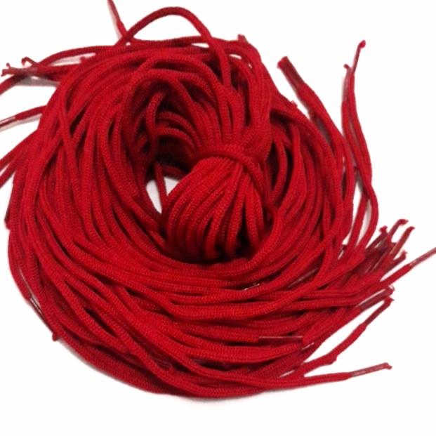 Gambar tali sepatu bulat warna warni - Merah dari toko alqorib undefined Tokopedia