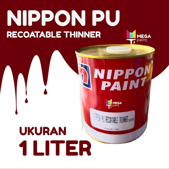 Jual NIPPON PU RECOATABLE THINNER 1 LITER NIPPON PAINT Jakarta Barat