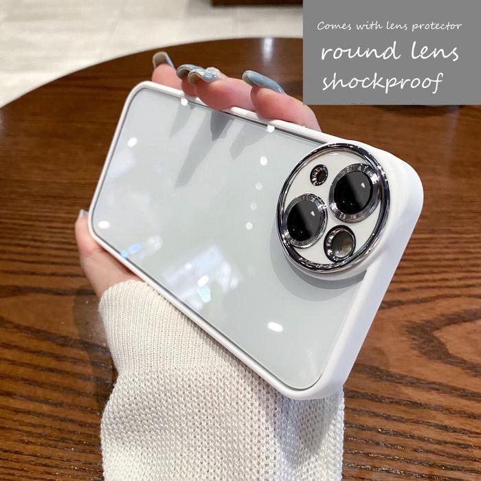 Gambar Case With Ring Camera Bulat iphone 12 promax/13/13pro/13 promax/11 - Putih, iphone 11 dari dshop.rrcw undefined Tokopedia