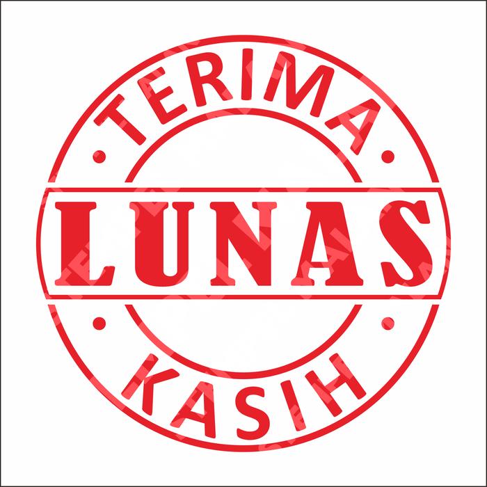 Gambar STEMPEL LUNAS BULAT, STEMPEL OTOMATIS, STEMPEL FLASH | UKURAN D32 STD - MOTIF 2 dari stempelmalang undefined Tokopedia