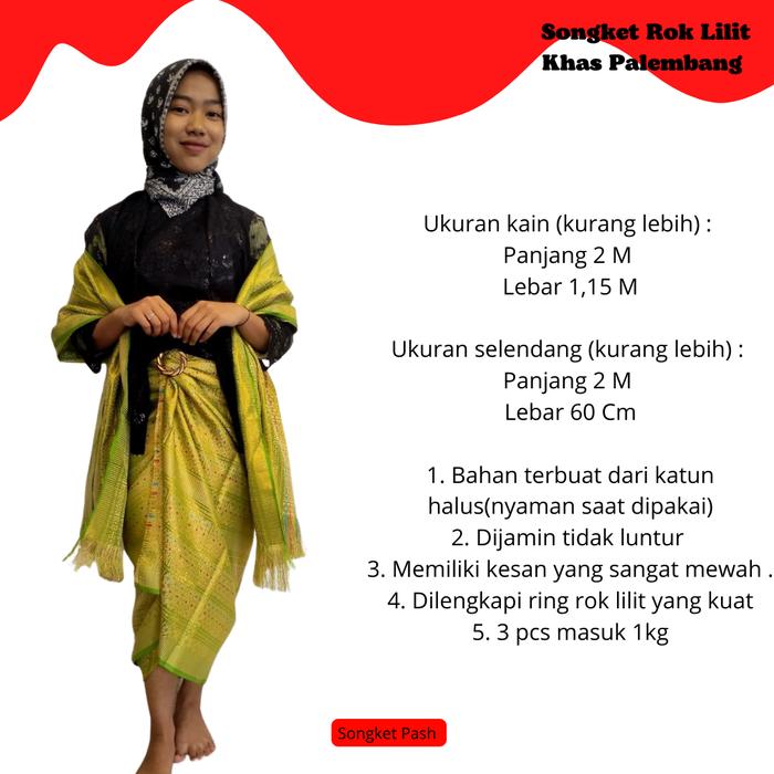 Gambar Kain Songket Murah Siap Pakai Bermacam Motif & Warna - Songket PaSH - Hijau dari Songket PaSH Official Store undefined Tokopedia