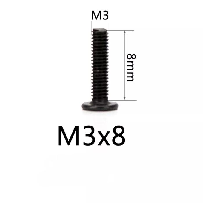 Gambar Baut Sekrup PANJANG M3 lebar ulir 3mm laptop PC komputer HDD Casing - 3x8mm dari Sinar Pratama Store 11 undefined Tokopedia
