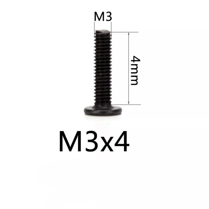 Gambar Baut Sekrup PANJANG M3 lebar ulir 3mm laptop PC komputer HDD Casing - 3x4mm dari Sinar Pratama Store 11 undefined Tokopedia