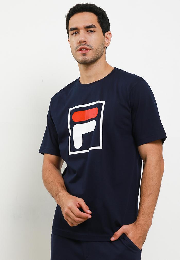 Gambar FILA Kaos Pria Bezito - Navy - S dari FILA Official Store undefined Tokopedia