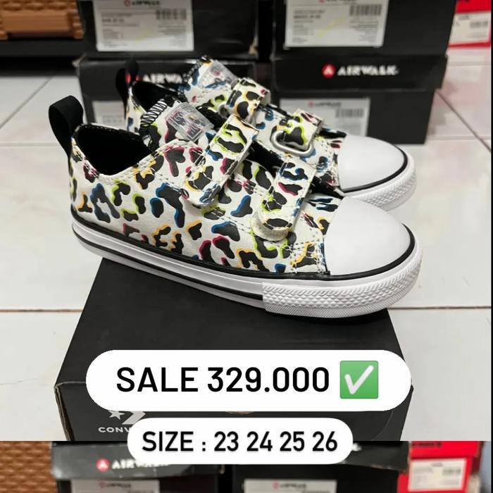 Sepatu Converse Strap Converse Talla 23 Velcro Converse Kids Chuck