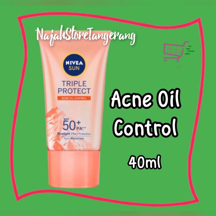 Gambar Nivea Sun Face Serum Triple Protect Hokkaido Rose SPF50+ PA++ 40ml - Acne Oil dari NajahStoreTangerang undefined Tokopedia