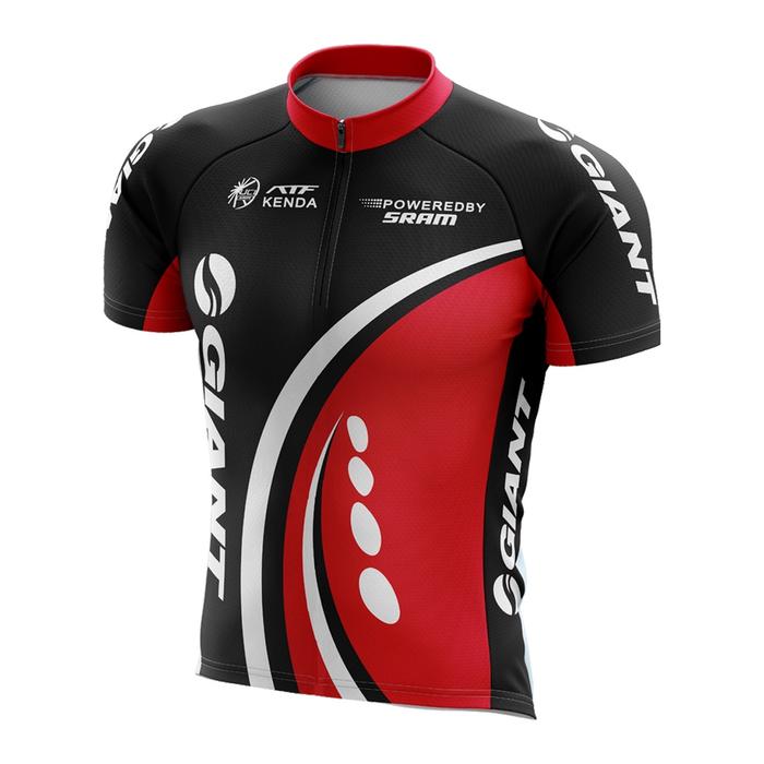 Gambar Jersey Sepeda Roadbike GIANT Cycling Unisex Team Gowes Import - Hitam-Merah, XXL dari Smiless Store undefined Tokopedia