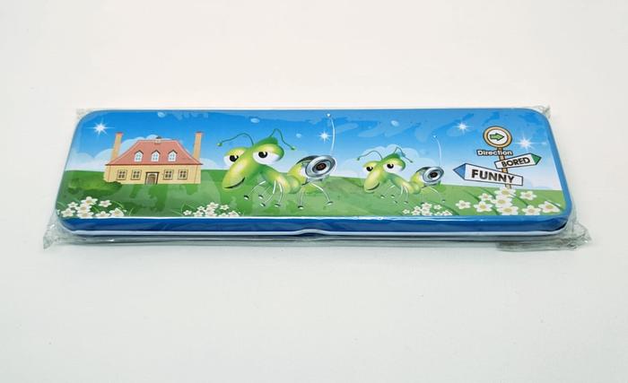 Gambar Kotak Pensil/Tempat Pensil Besi kecil gambar karakter - Biru dari Kencana Digital Shop undefined Tokopedia