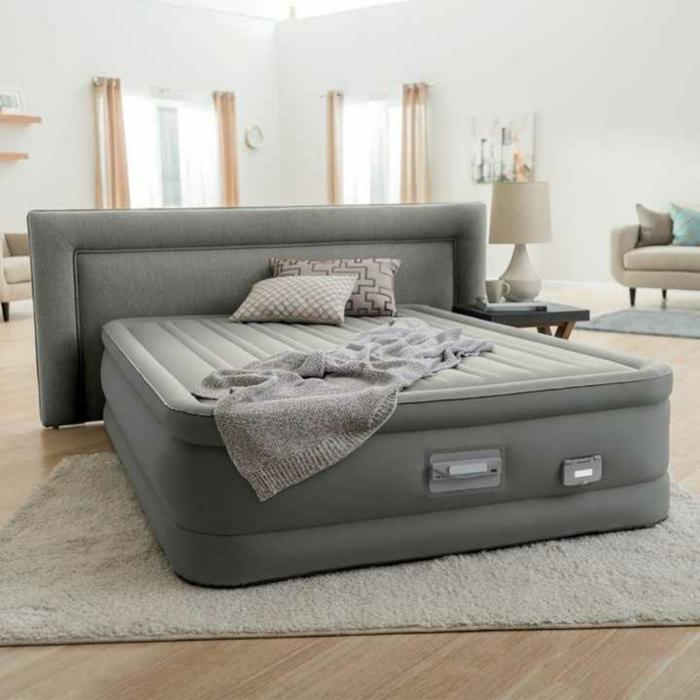 Gambar Kasur Angin Intex PremAire DS Queen Size Air Mattress Fiber Tech - Abu-abu dari Merci JJ undefined Tokopedia
