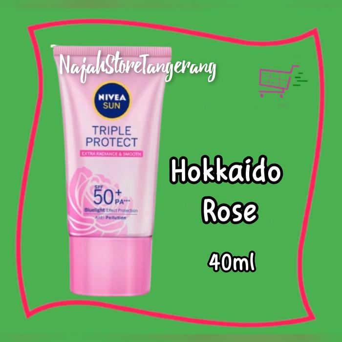 Gambar Nivea Sun Face Serum Triple Protect Hokkaido Rose SPF50+ PA++ 40ml - Hokkaido Rose dari NajahStoreTangerang undefined Tokopedia