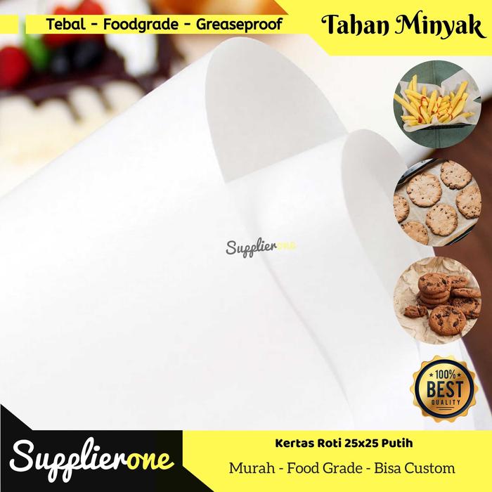Jual [ISI 50 lbr] Kertas Roti / Kertas Kebab / Kertas Burger / Kertas ...
