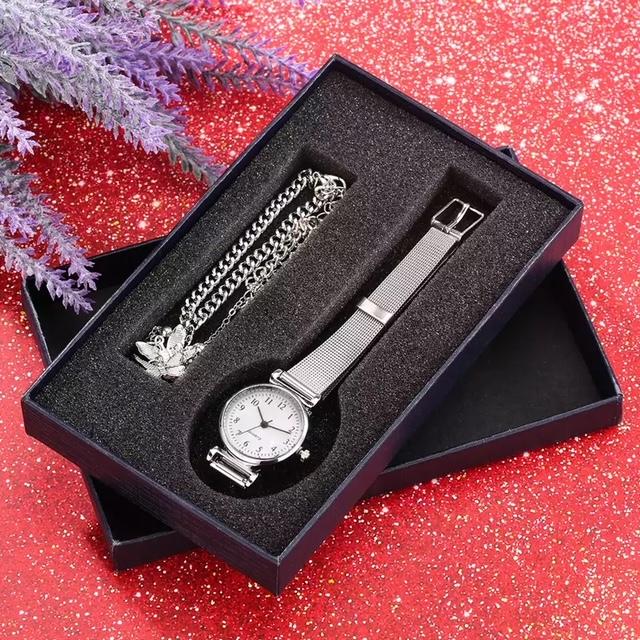 Gambar ENLIGNE 661 Jam Tangan Wanita Gaya Korea Model Bulat Kecil SET Gelang - PUTIH ANGKA dari En Ligne Official undefined Tokopedia