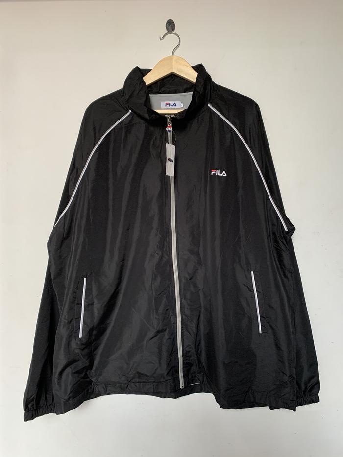 Gambar Jacket Fila Over Size Color Black Original dari jajanpolosan undefined Tokopedia