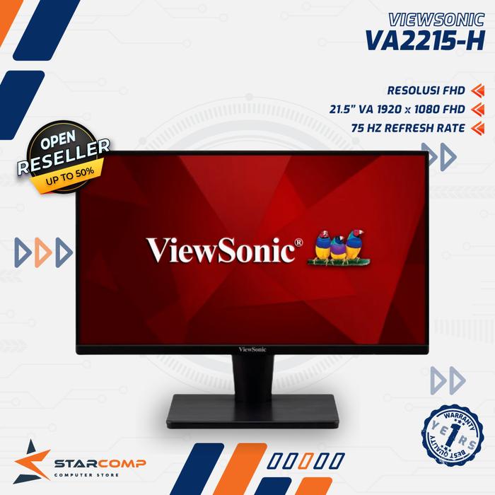 Gambar LED Monitor VIEWSONIC VA2215-H 21.5" 75Hz VA Full HD HDMI DP - VA2215H dari Starcomp Origin undefined Tokopedia