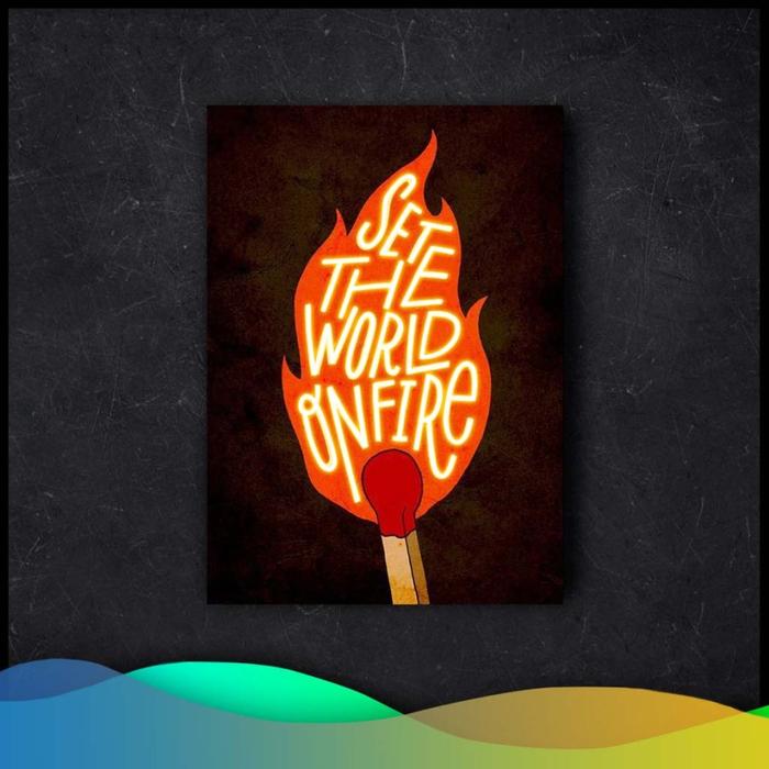 Gambar Neon Flex Custom / Neon Flex Gambar / Custom Neon Flex 70X50CM - QUO-02 dari Acrylicworks Store undefined Tokopedia