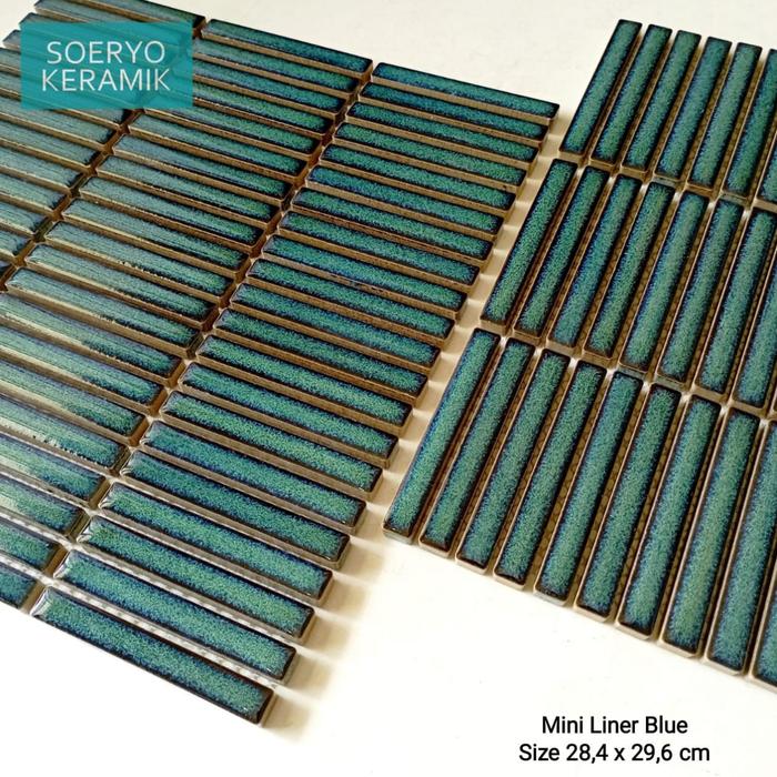 Gambar keramik dinding dapur ukuran 28,4 x 29,6cm - Blue, 28,8cm x29,6cm dari KERAMIK &amp; TEGEL SOERYO undefined Tokopedia