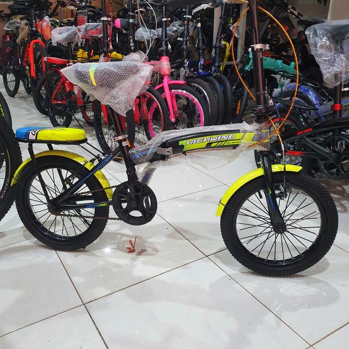 Gambar Sepeda lipat Highwind high wind ukuran 16 dan 20 inch nt trex atlantis - Kuning, 16 dari bike4ever undefined Tokopedia