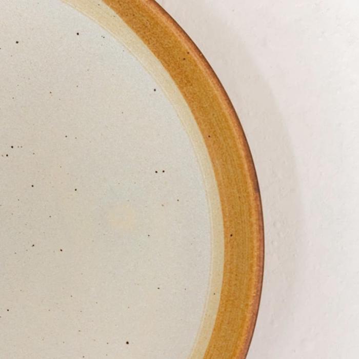 Gambar PIRING KERAMIK MOTIF BINTIK BERCAK 28 / PLATE BRUSH BROWN SPOTTING - D:31 x T:1,5 dari Nuanza Porcelain undefined 5 Tokopedia