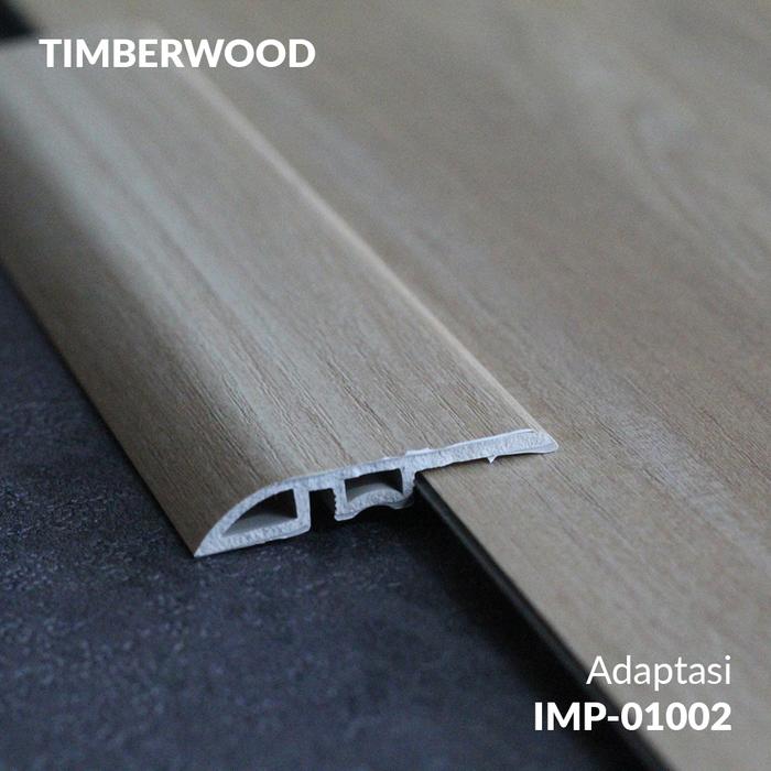 Gambar List Parkit Adaptasi / List Transisi PVC 2.4m Motif kayu Timberwood - 01002 dari Central Flooring Tangerang undefined Tokopedia