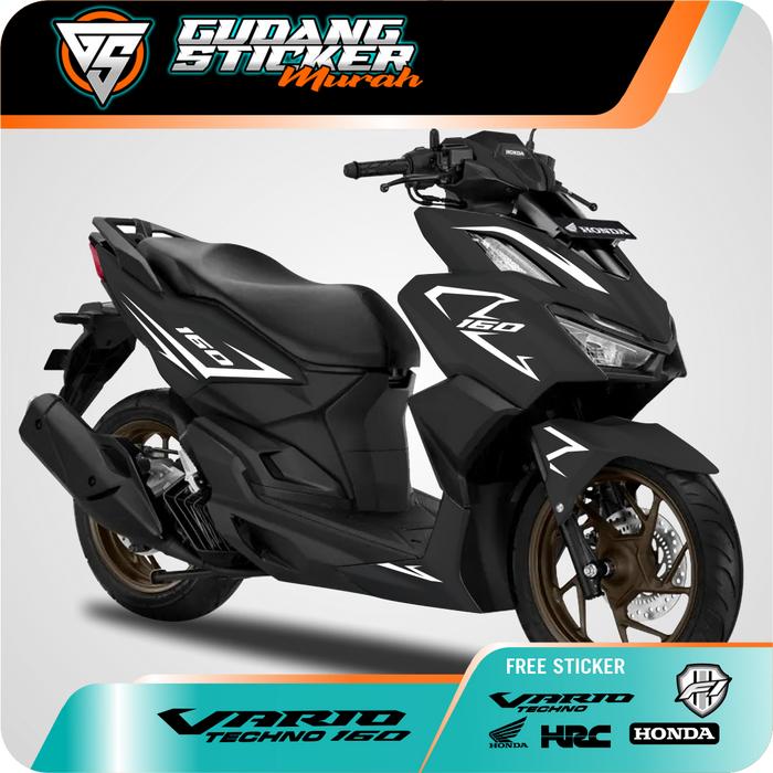 Gambar STRIPING CUTTING HONDA VARIO 160 NEW STIKER AKSESORIS MOTOR 1 - Putih dari GudangStikerCutting undefined Tokopedia