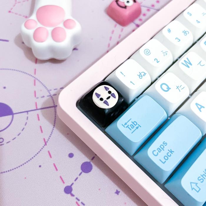 Gambar Totoro Artisan Keycap / Keycaps Mechanical Keyboard - Clay - No Face dari Polka Labs undefined Tokopedia