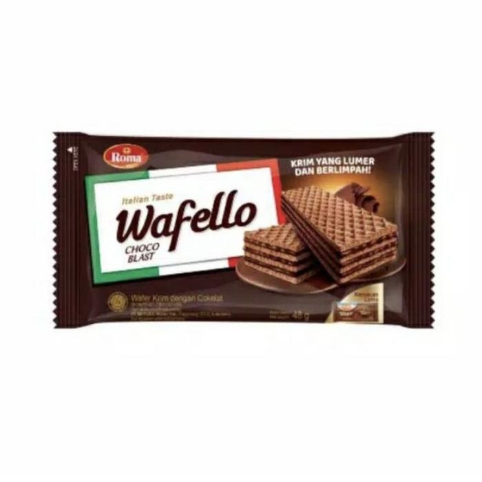 Gambar Roma Wafello Choco Blast Italian Taste Wafer 43 gr. dari kaospuri undefined Tokopedia