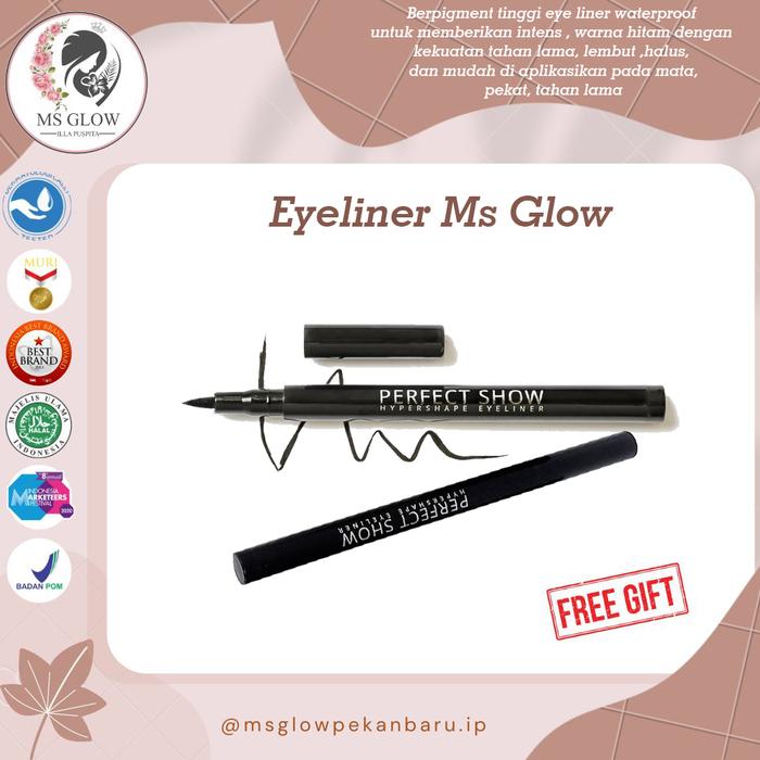 Gambar Hypershape Eyeliner MS Glow. Eyeliner waterproof dari Msglowilla undefined Tokopedia