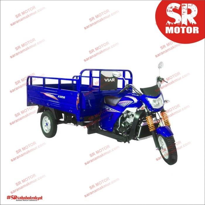 Gambar VIAR SEPEDA MOTOR RODA TIGA NEW KARYA 200 LONG - Biru dari VIAR SR MOTOR undefined Tokopedia