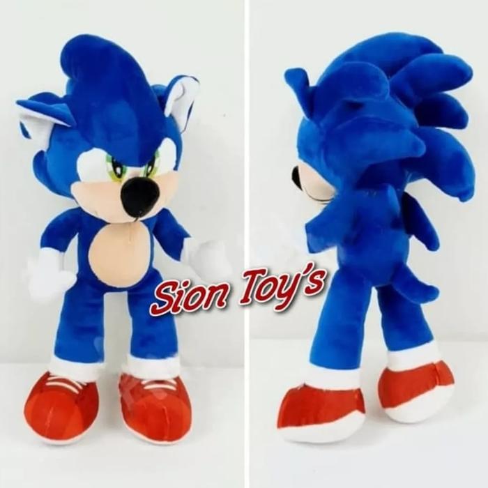 Gambar Boneka Sonic The Hedgehog 2020 - Biru Standing dari Sion Toy's undefined Tokopedia